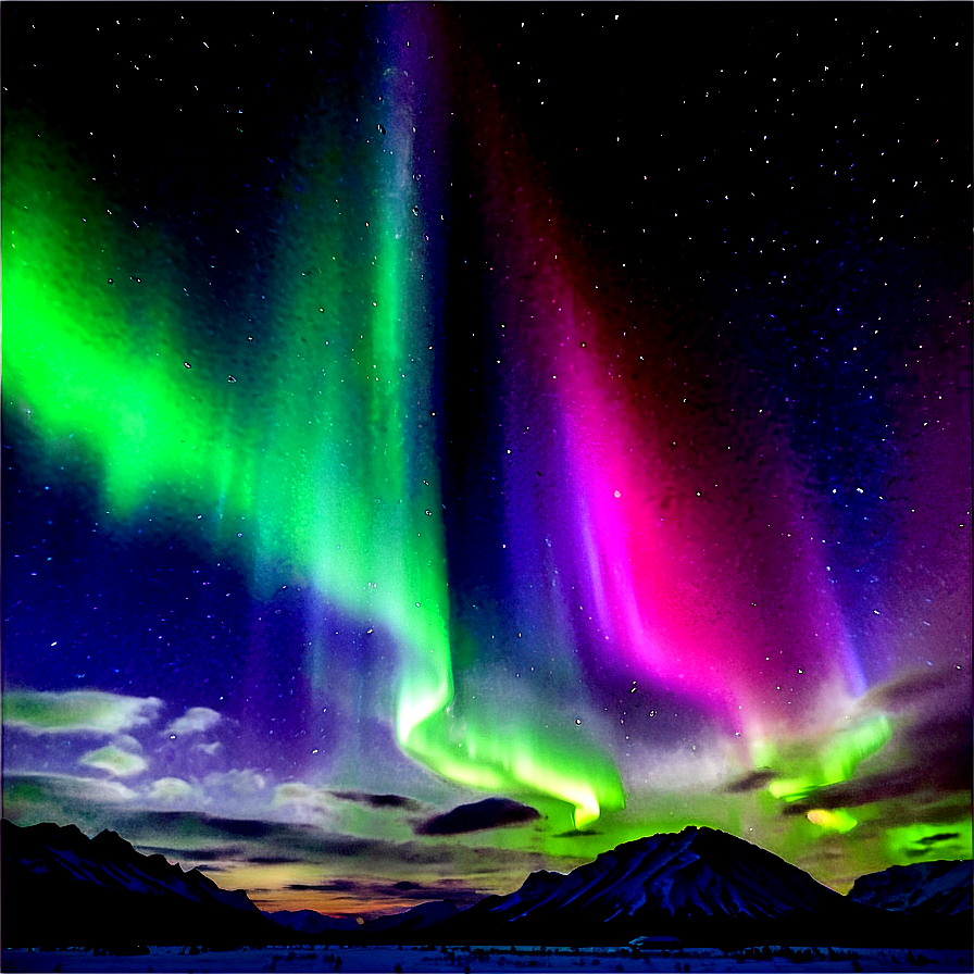 Arctic Aurora Borealis Png 06242024