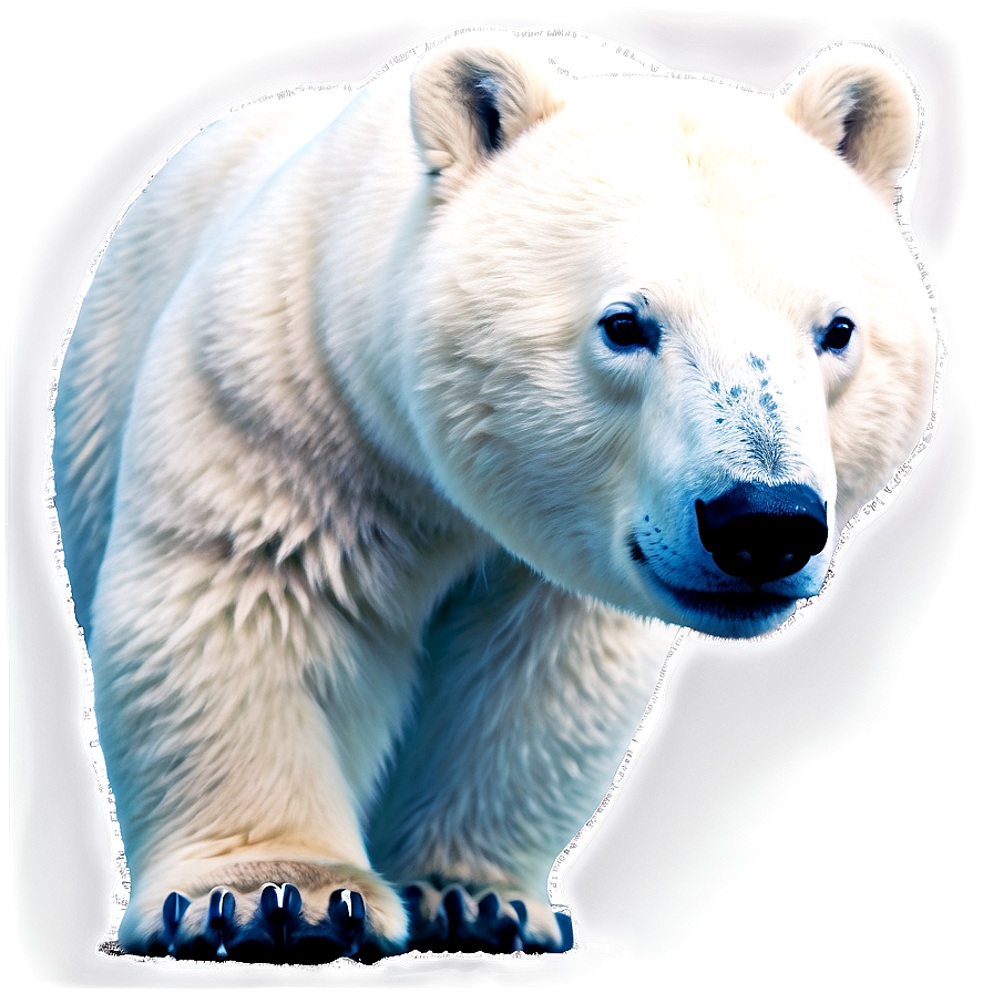 Arctic Polar Bear Graphic Png 06242024