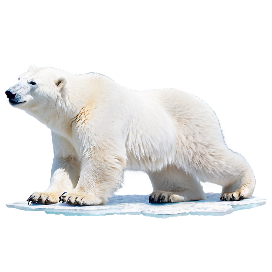 Arctic Polar Bear Graphic Png 06242024