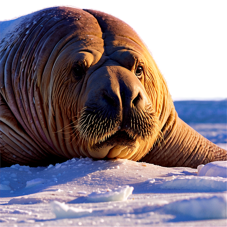 Arctic Walrus Scene Png Spp