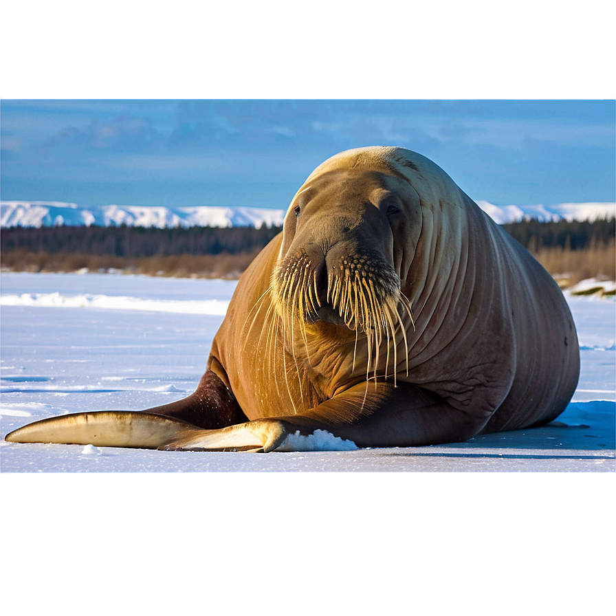 Arctic Wildlife Walrus Png Ohm66