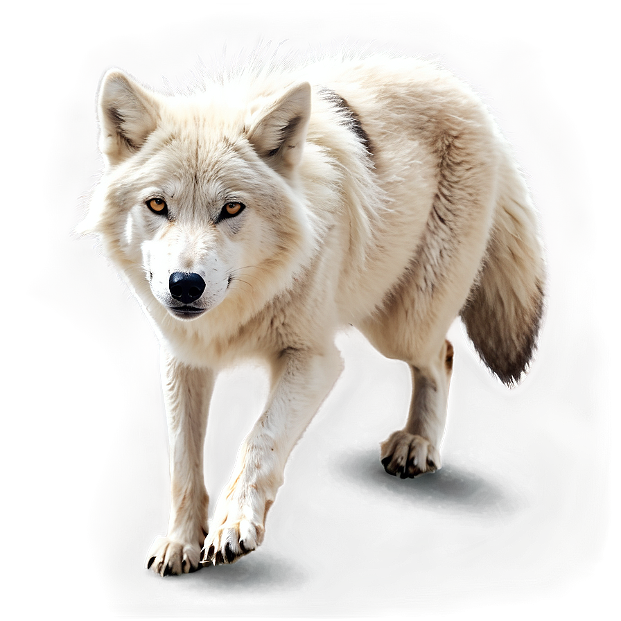 Arctic Wolf Illustration Png 3