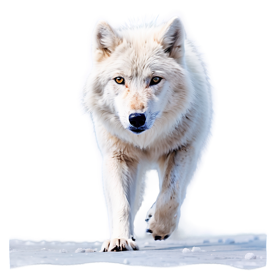 Arctic Wolf In Snowstorm Png 21