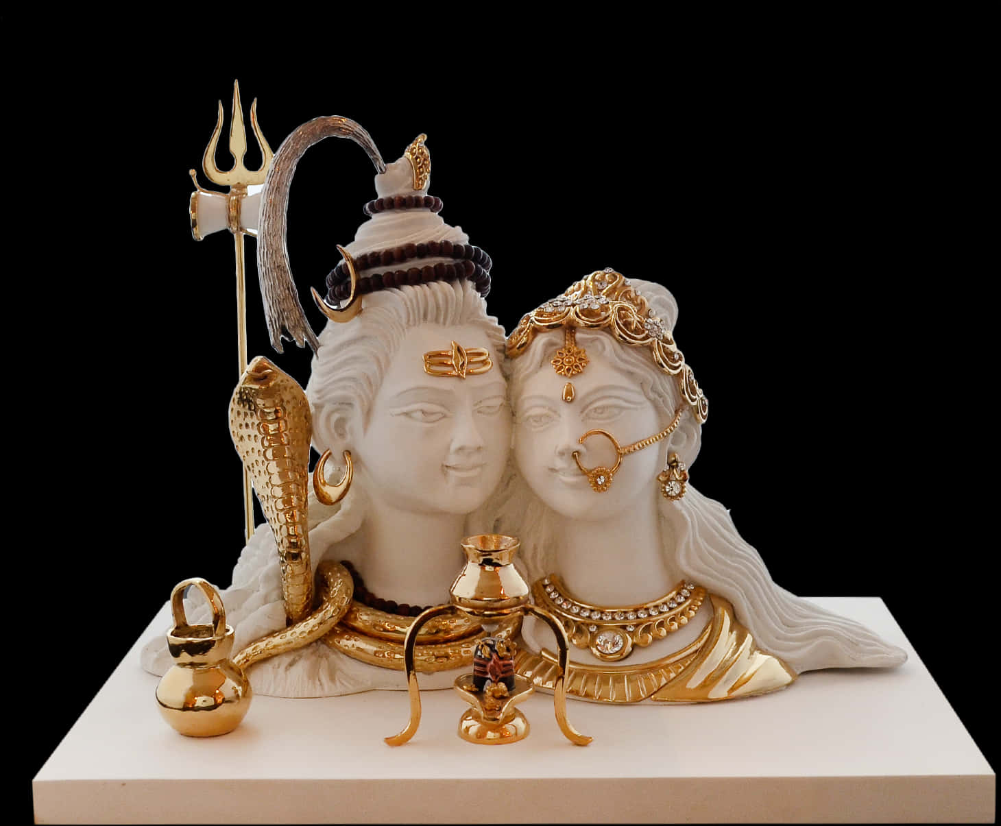 Ardhanarishvara Statue Representation