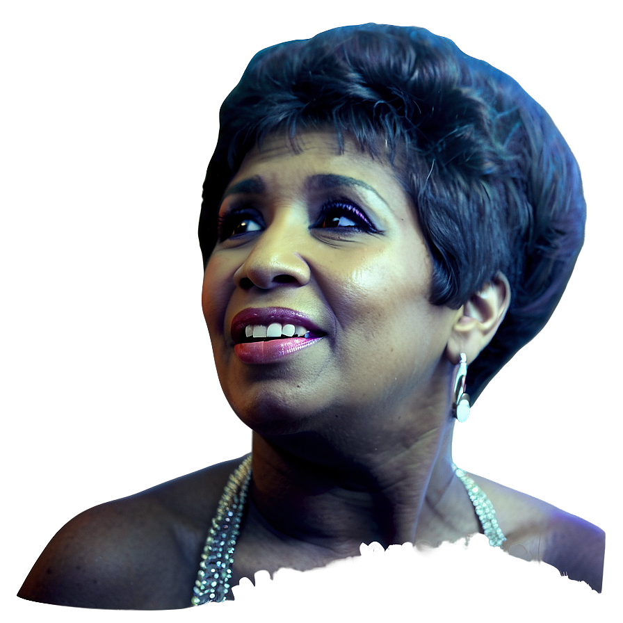 Aretha Franklin Soulful Expression Png 06252024