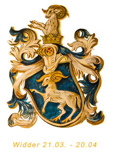 Aries Zodiac Sign Crest