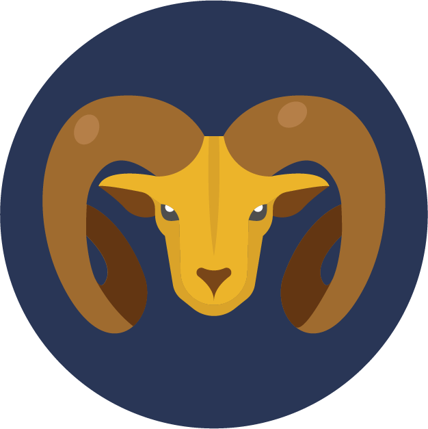 Aries Zodiac Symbol Illustration