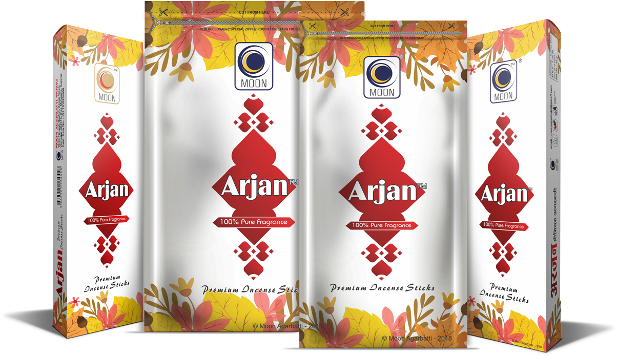 Arjan Incense Sticks Packaging