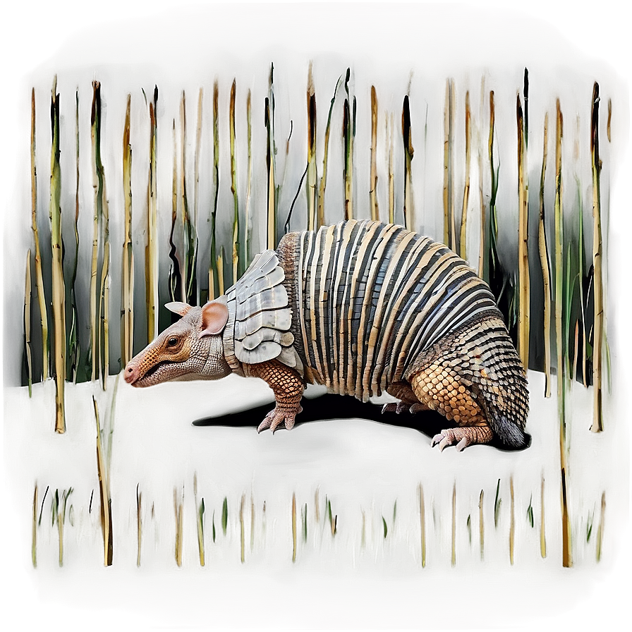 Armadillo In Natural Habitat Png 95