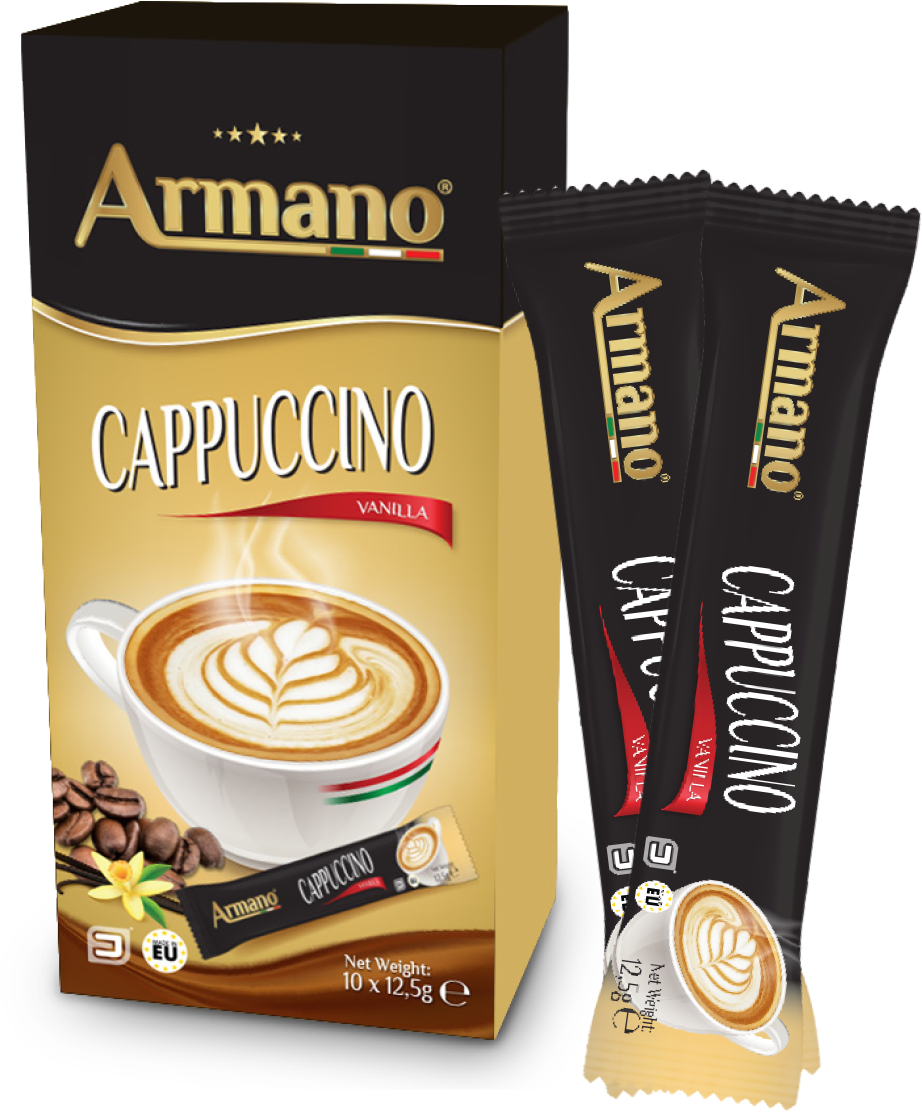 Armano Vanilla Cappuccino Packaging