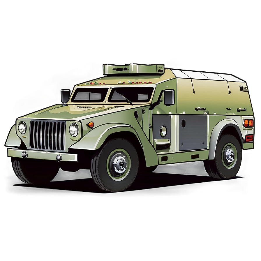 Armored Car Vector Print Png 77