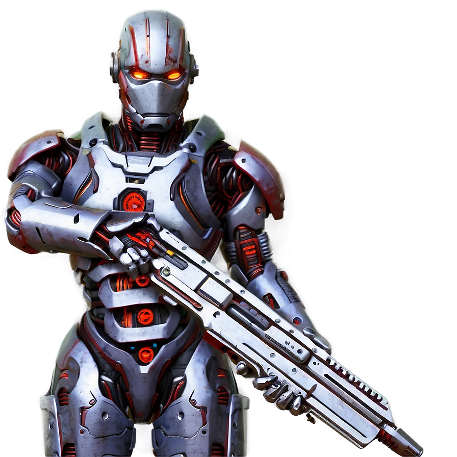 Armored Cyborg Png 11