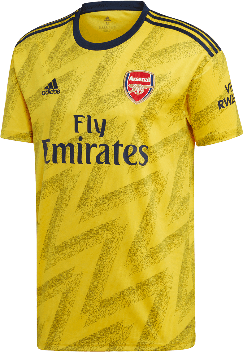 Arsenal Adidas Yellow Jersey