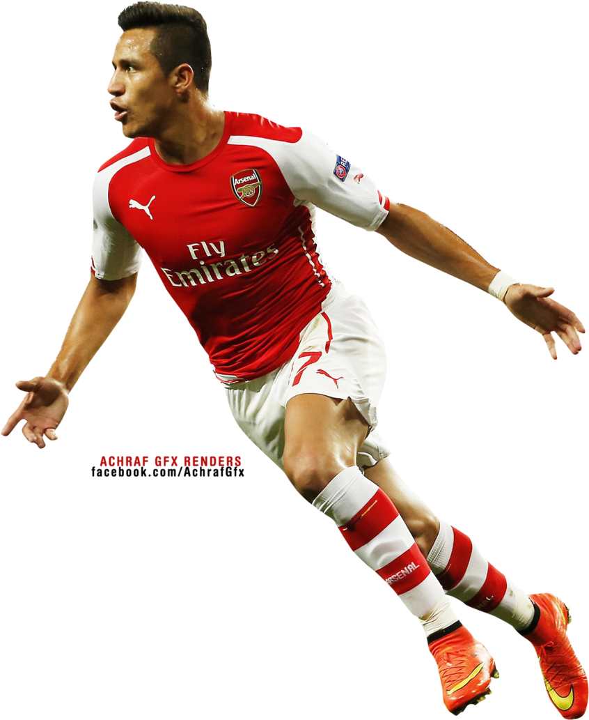 Arsenal Player Action Pose