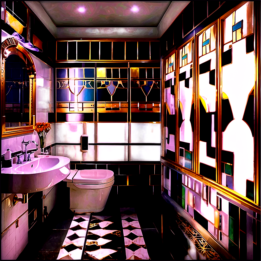 Art Deco Bathroom Styles Png 17