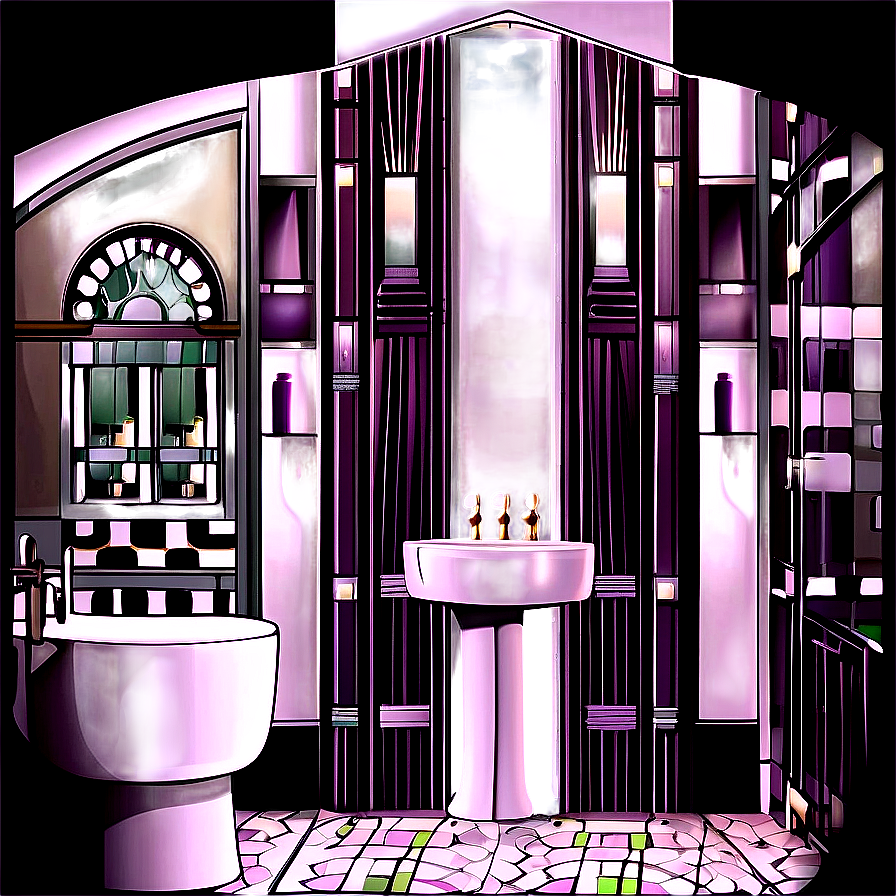 Art Deco Bathroom Styles Png Dpm17