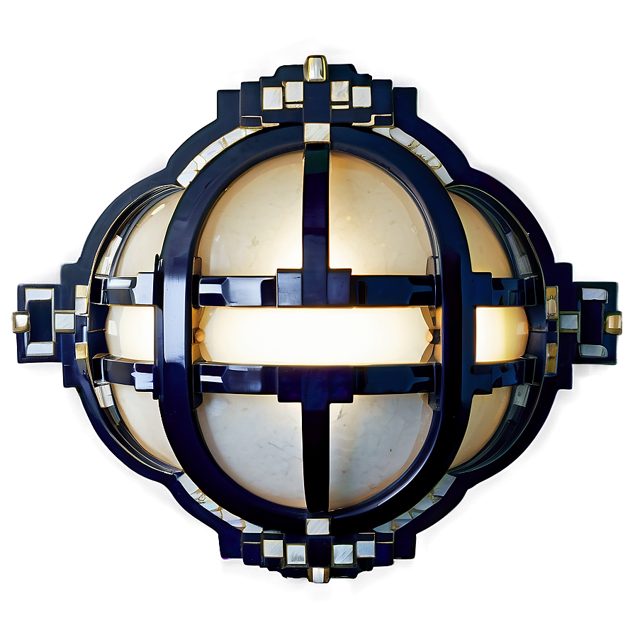 Art Deco Ceiling Light Png Ebl83