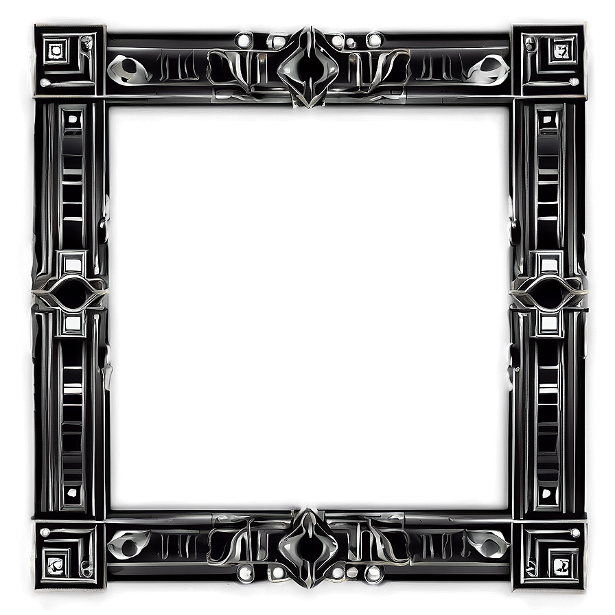 Art Deco Decorative Frame Png 71