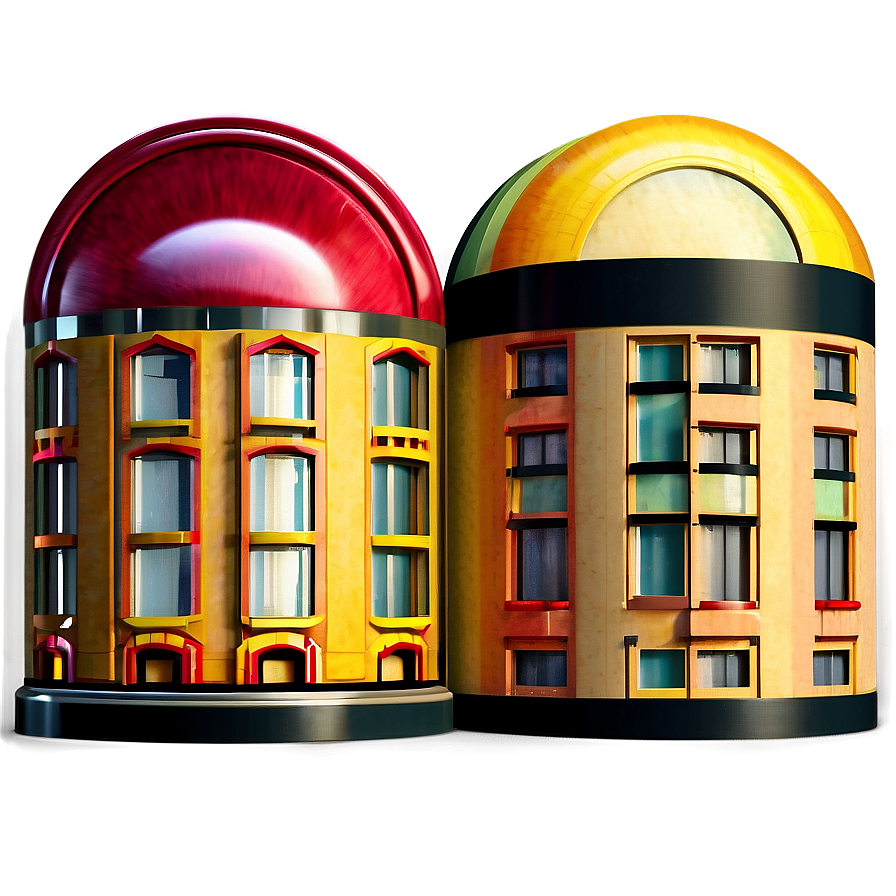 Art Deco Houses Png Tbx