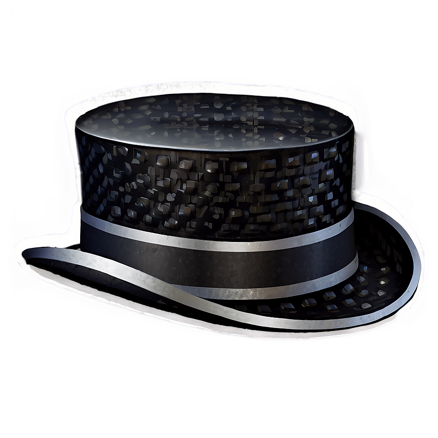 Art Deco Inspired Top Hat Png 21