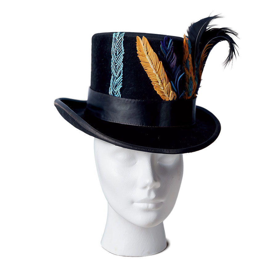 Art Deco Inspired Top Hat Png 68