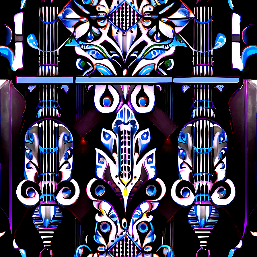 Art Deco Pattern Design Png Sfm