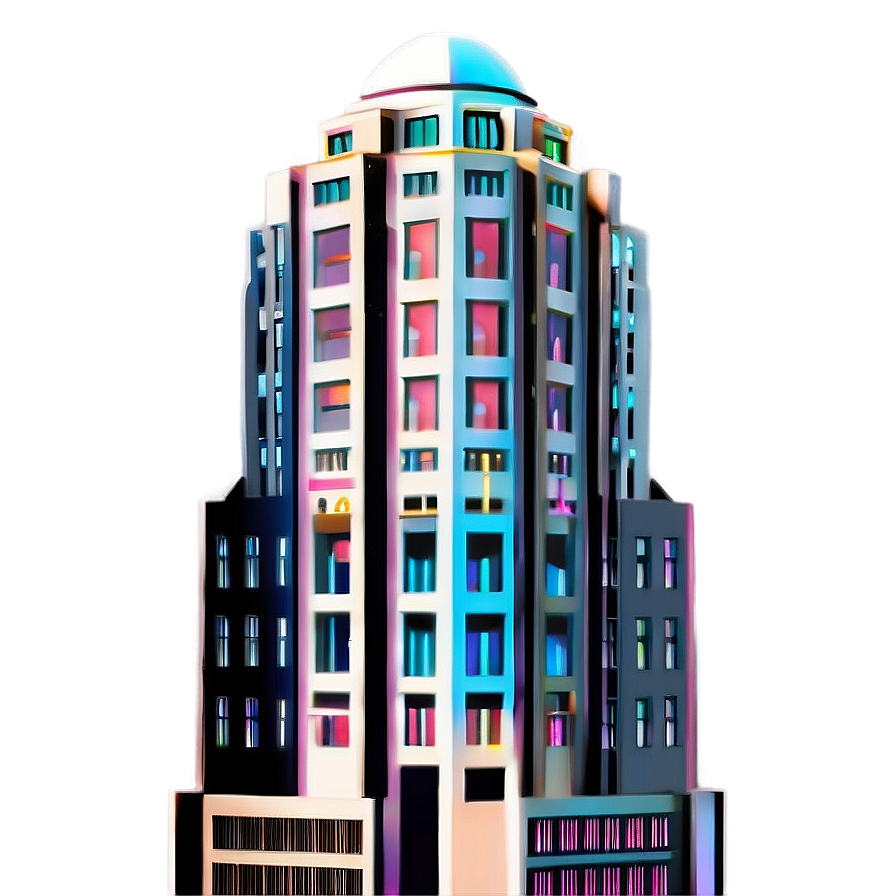 Art Deco Skyscraper Png 45