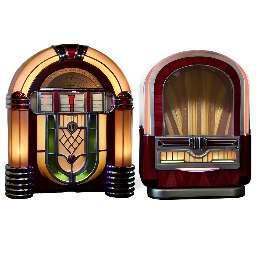 Art Deco Style Jukebox Png Yje