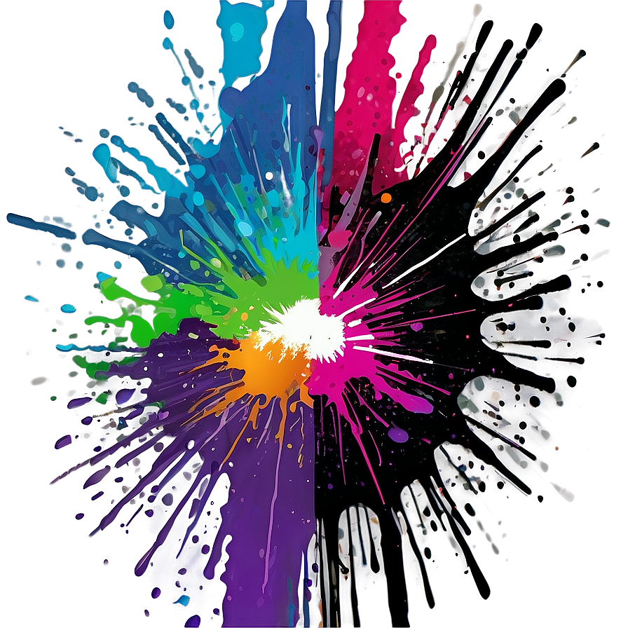 Art Therapy Splatter Technique Png 83