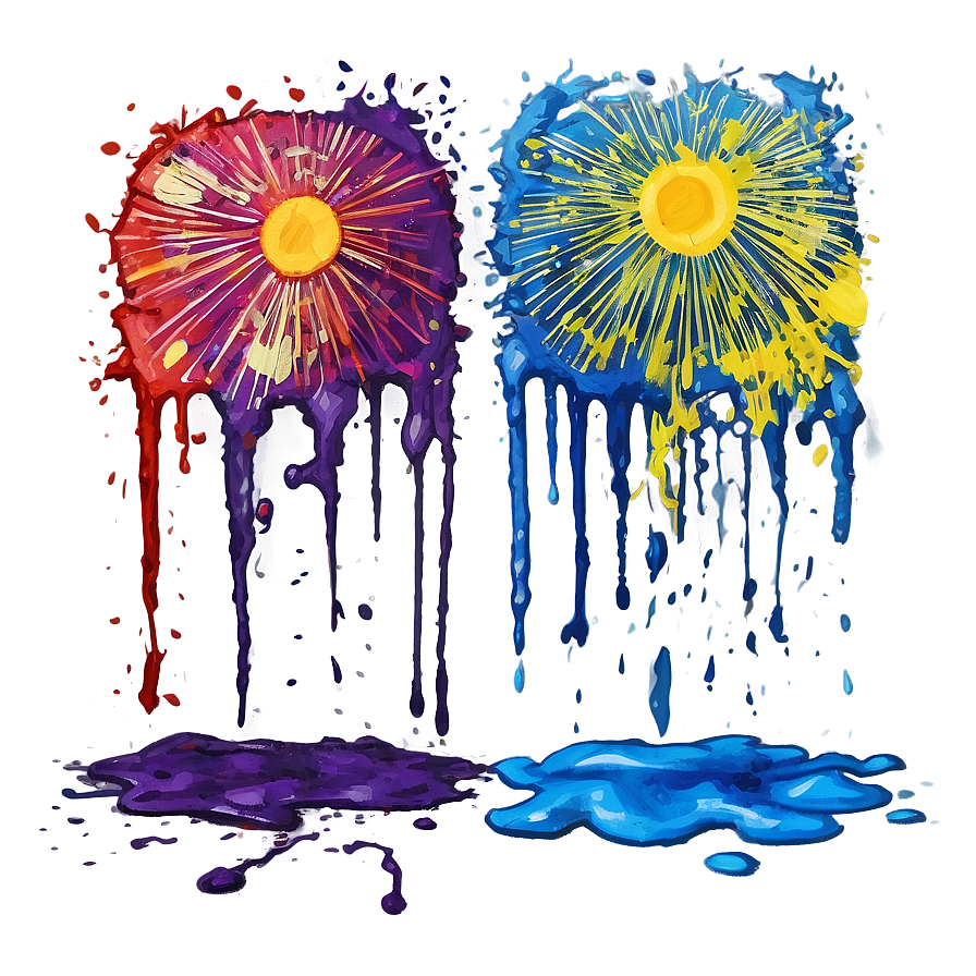 Art Therapy Splatter Technique Png Mjh42