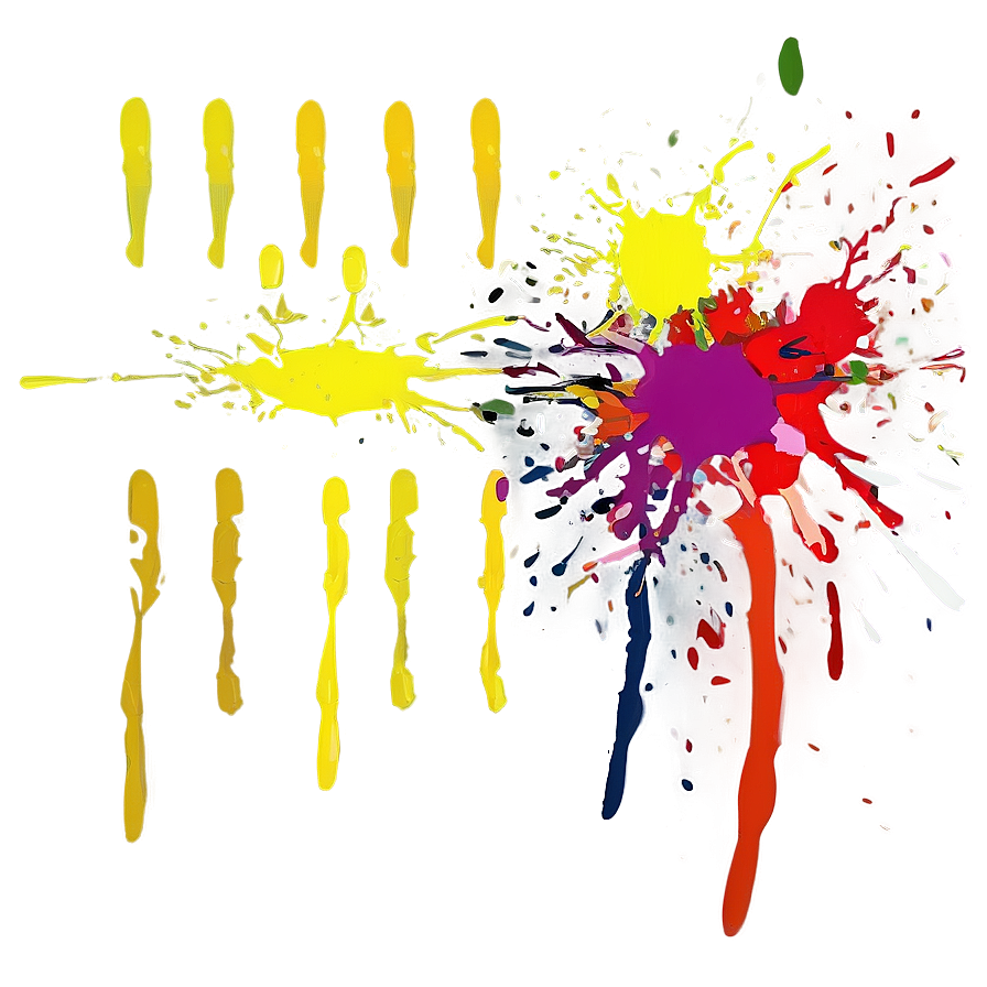 Art Therapy Splatter Technique Png Omf