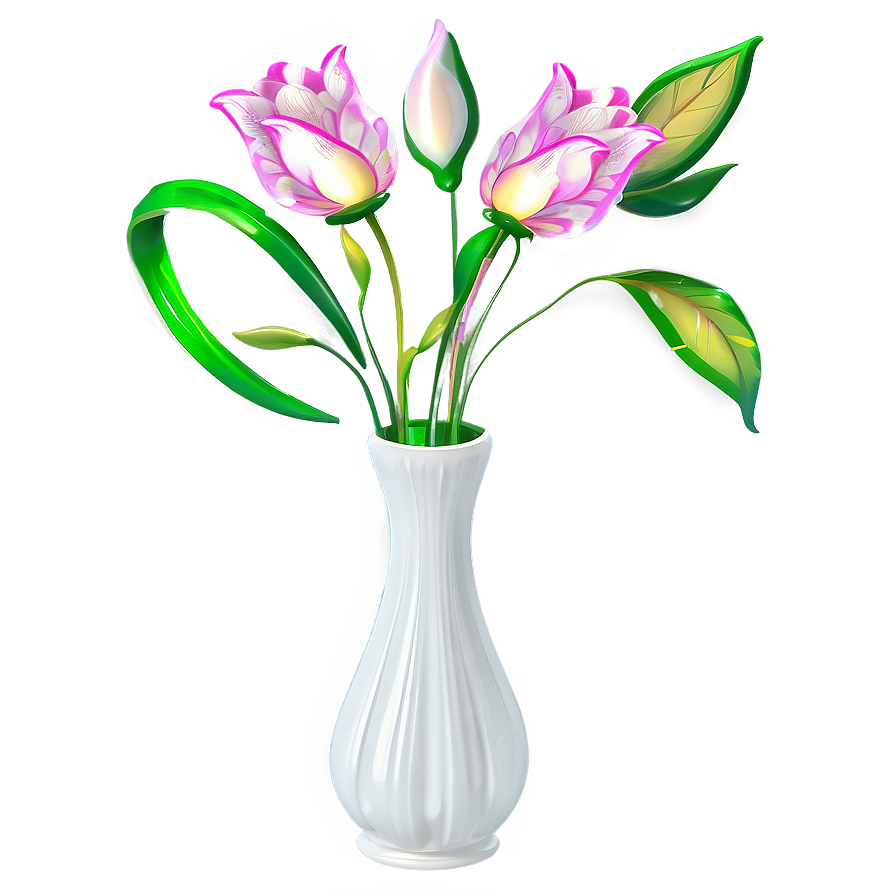 Artificial Flowers In Vase Png 45