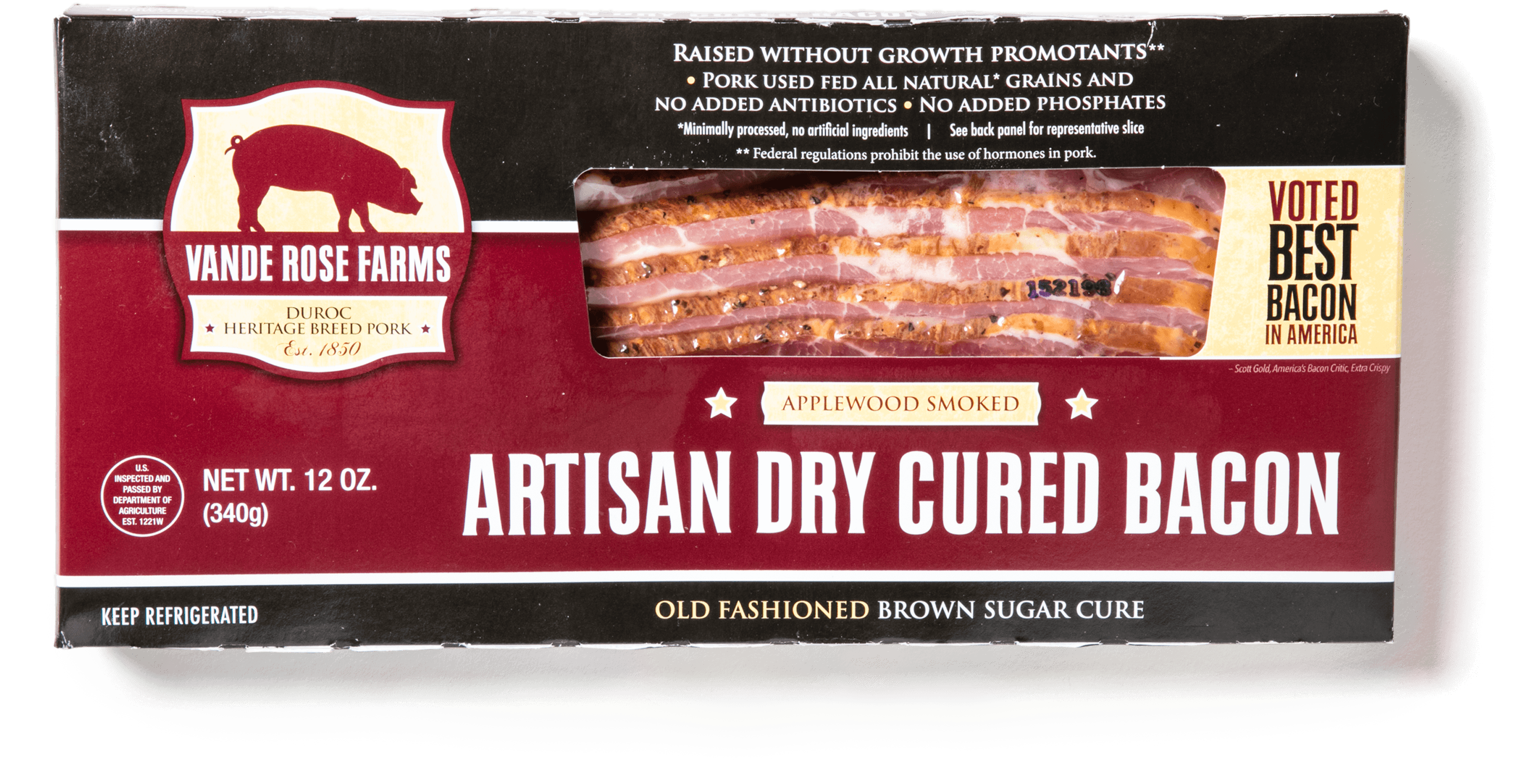 Artisan Dry Cured Bacon Package