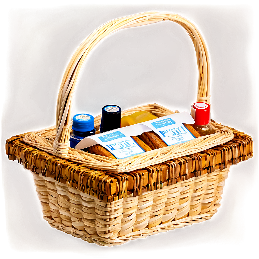 Artisan Picnic Basket Png 06122024