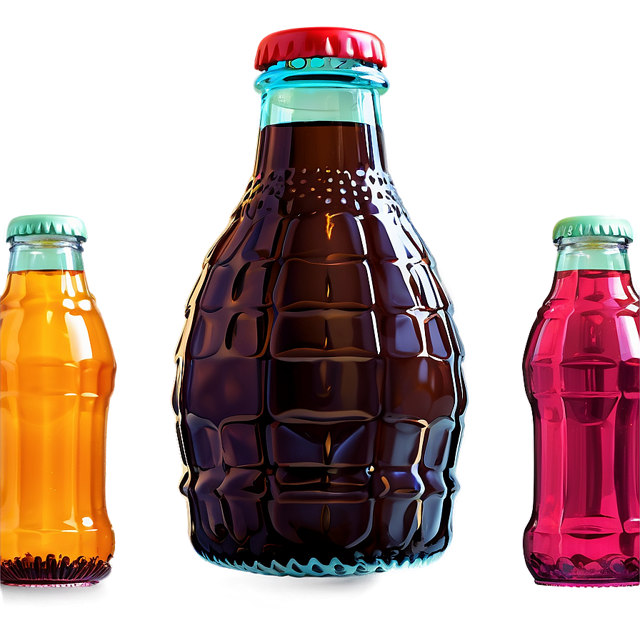 Artisanal Soda Bottle Png 06112024