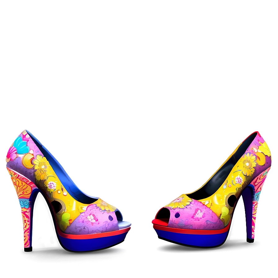 Artistic Abstract Heels Png Sbm