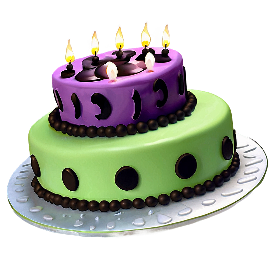 Artistic Birthday Cake Png 44