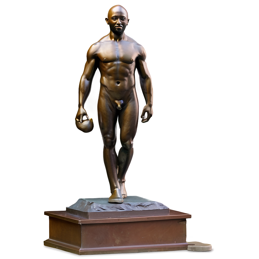 Artistic Bronze Figurine Png Uln37