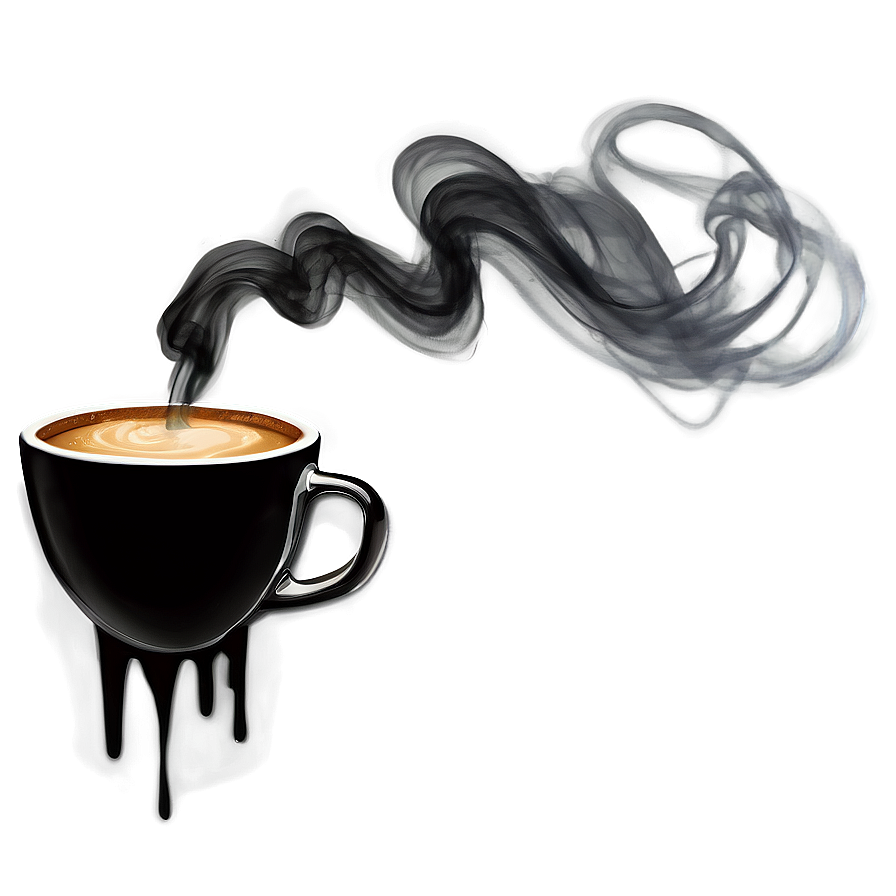 Artistic Coffee Smoke Concept Png Fmk