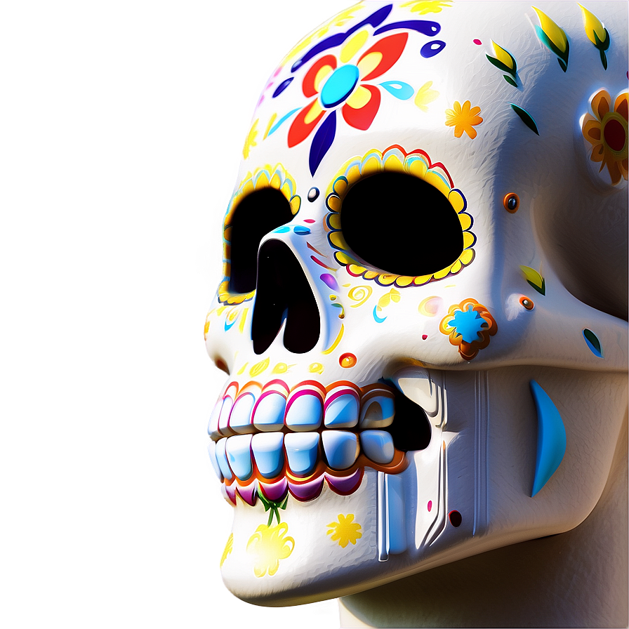 Artistic Dia De Los Muertos Murals Png Acs87