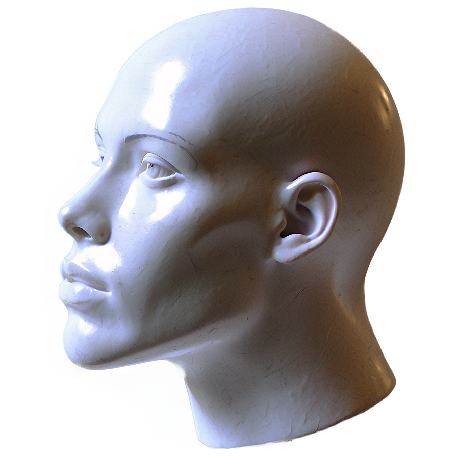 Artistic Drawing Mannequin Head Png 06282024