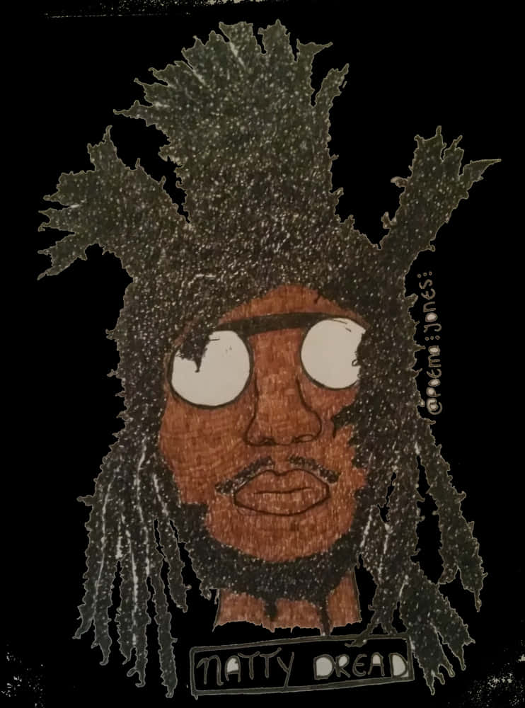 Artistic Dreadlocks Portrait