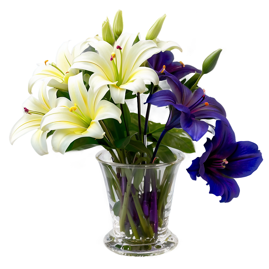 Artistic Floral Arrangement Png Lnu32