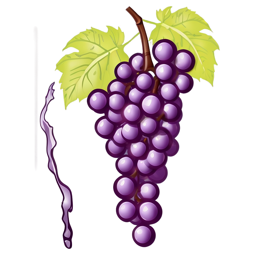 Artistic Grape Illustration Png 22