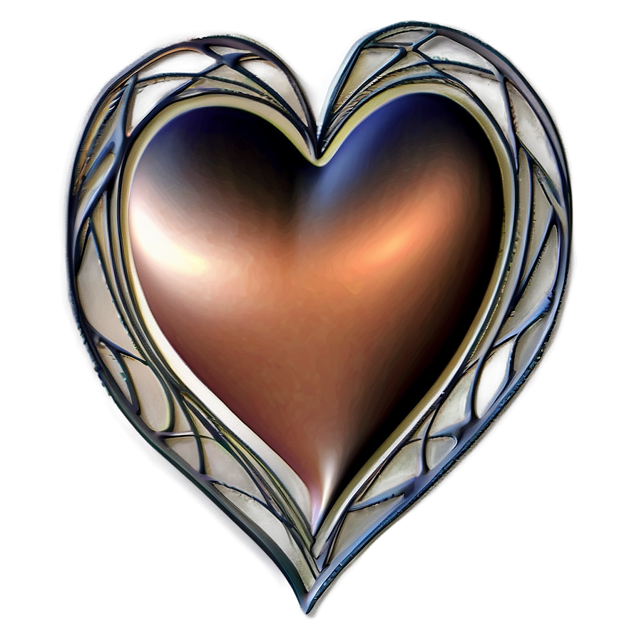 Artistic Heart Sketch Png Lxv95