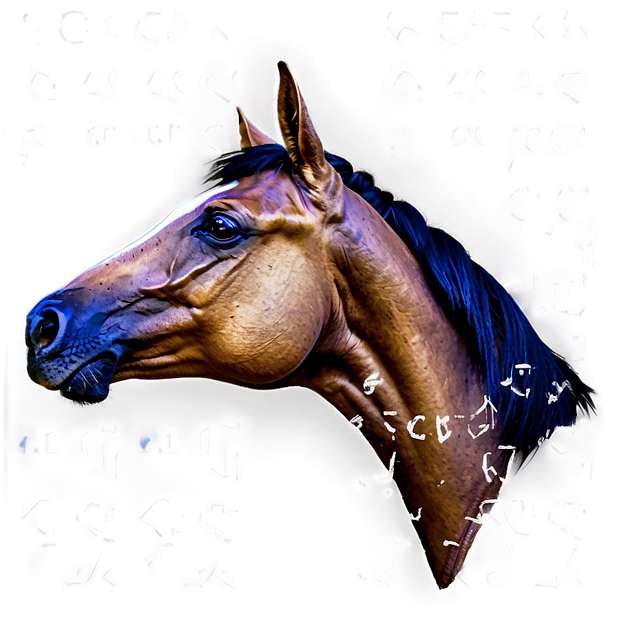 Artistic Horse Head Expression Png 06122024