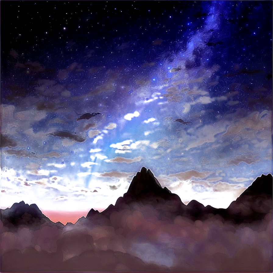 Artistic Night Sky Png 06242024