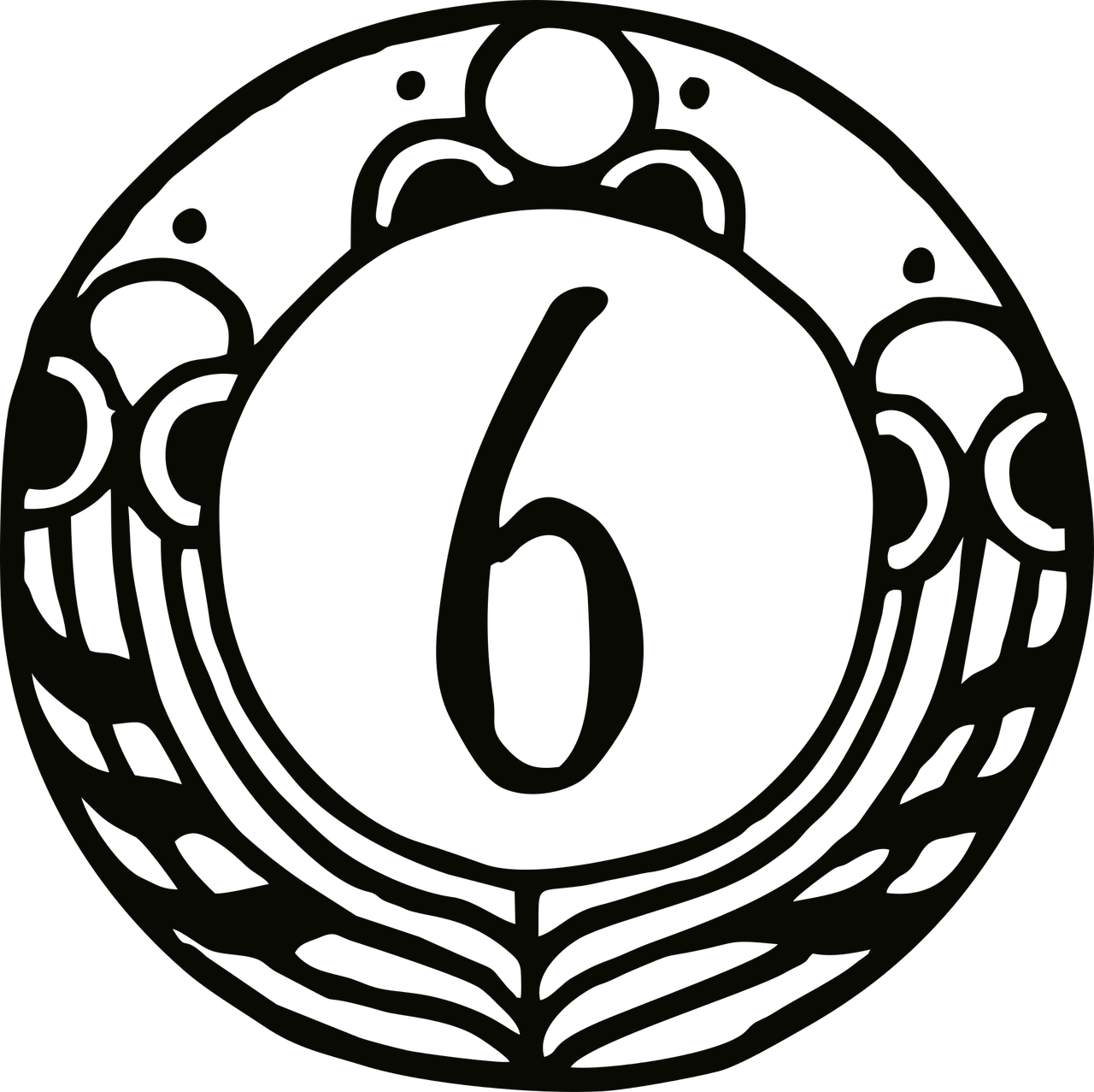 Artistic Number6 Design