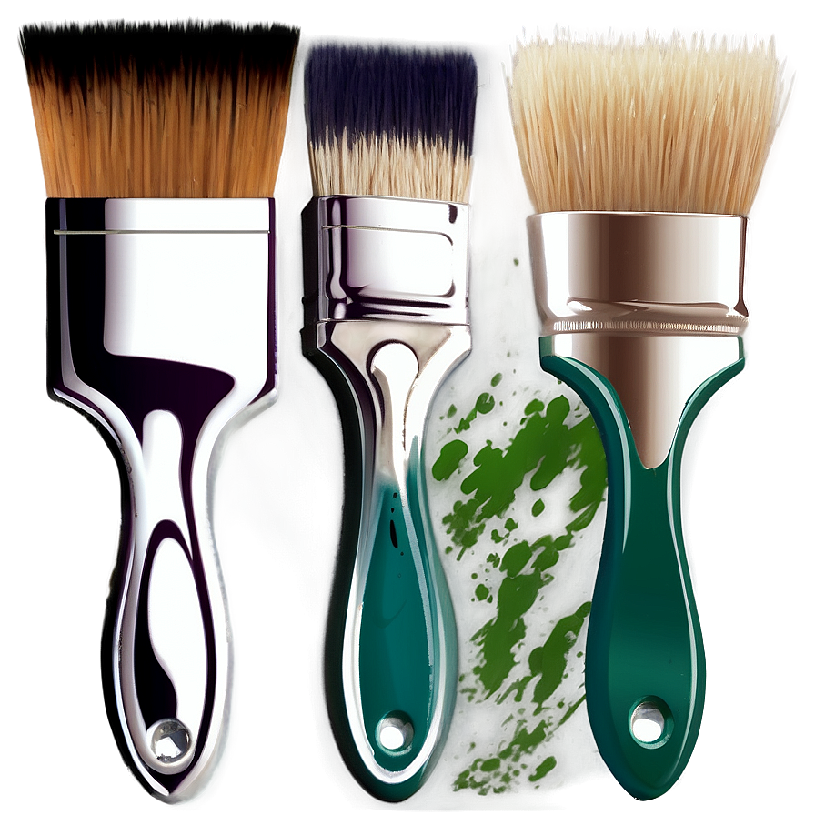 Artistic Paintbrush Set Png 43