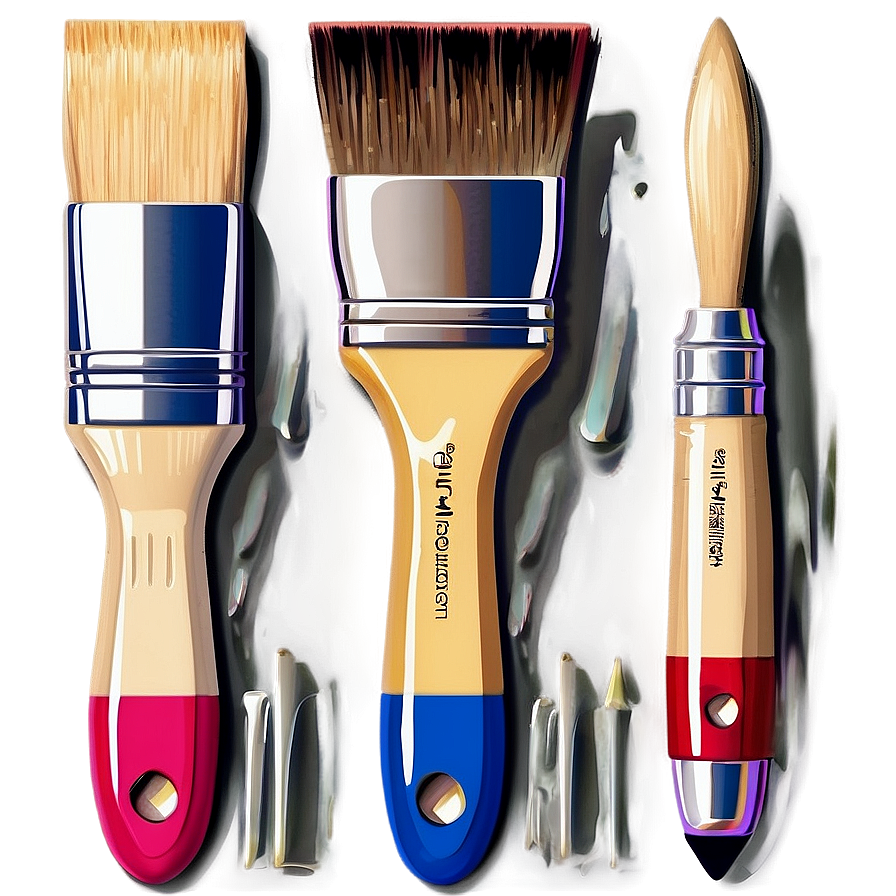 Artistic Paintbrush Set Png 53